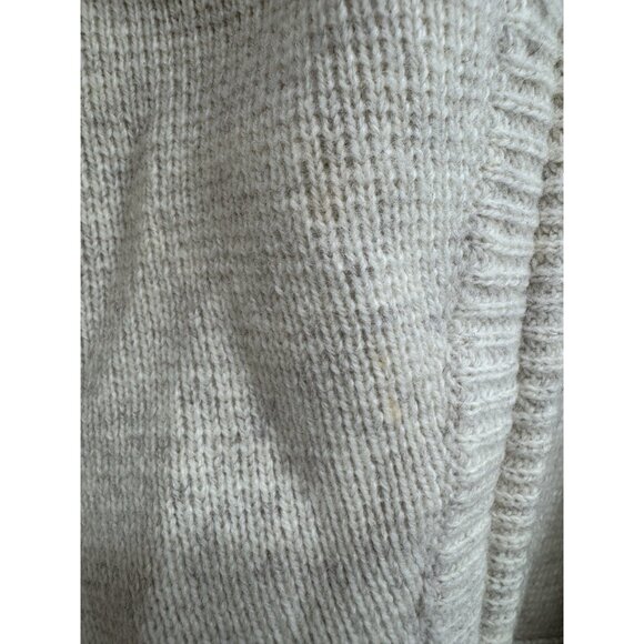 Vintage Gap Women Medium Coat Lambswool Funnel Neck Y2K Retro Cozy Indie Preppy - Picture 12 of 15